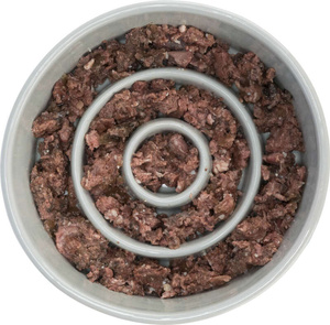 Trixie Miska ceramiczna Slow Feeding szaro/niebieska 0,45l/14cm