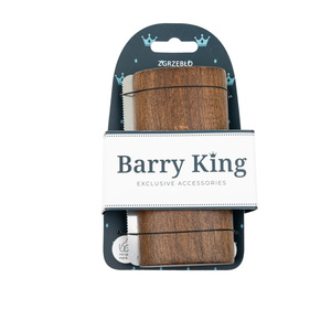 Barry King Zgrzebło do podszerstka dla zwierząt drewno bukowe 12,8cm