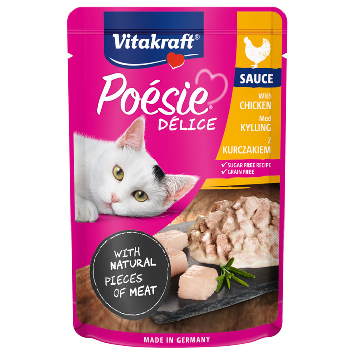 Vitakraft Poesie 85g DELI SAUCE Kurczak
