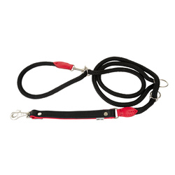 Barry King Smycz regulowana Skóra Łoś Strong 25mm/12/220cm czerwony