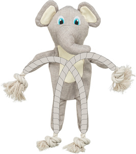 Trixie Słoń z linką zabawka dla psa poliester 42cm