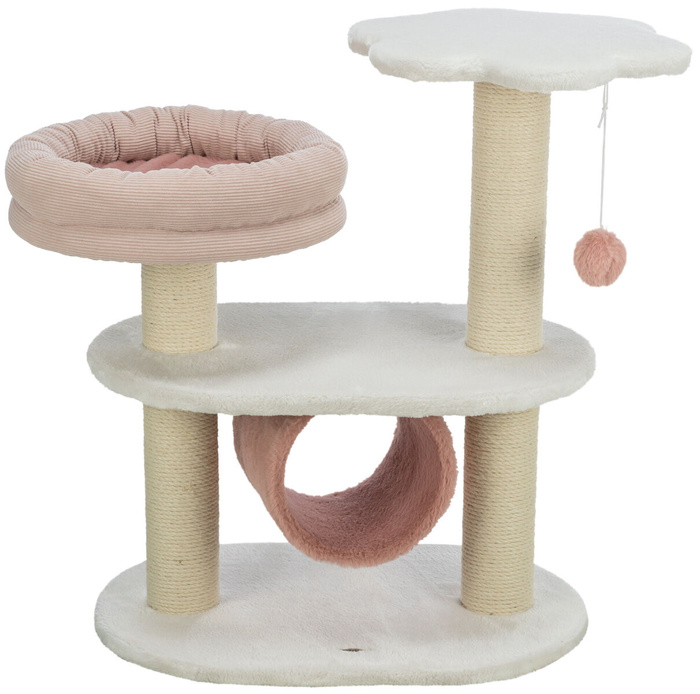 Trixie Isabella drapak stojący dla kota biały/różowy 70cm