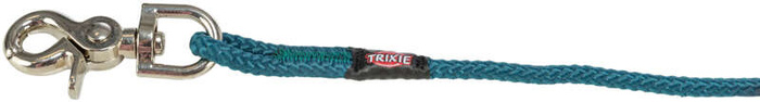 Trixie Smycz treningowa linka okrągła petrol S-M: 15m/6mm