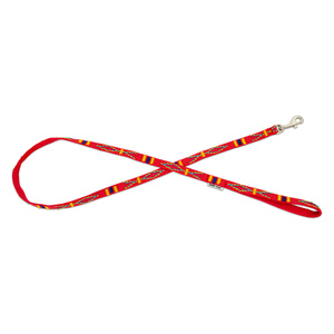 Barry King Smycz czerwona wzór etniczny taśma polipropylenowa 10mm/120cm