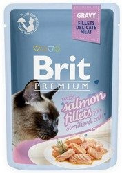 Brit Premium Sterilised Filet z łososia w sosie 85g