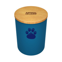 Animal Island Pojemnik na karmę dla psa L Niebieski 5,5L