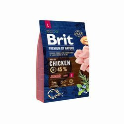 Brit Premium by Nature Junior L Kurczak 3kg sucha karma