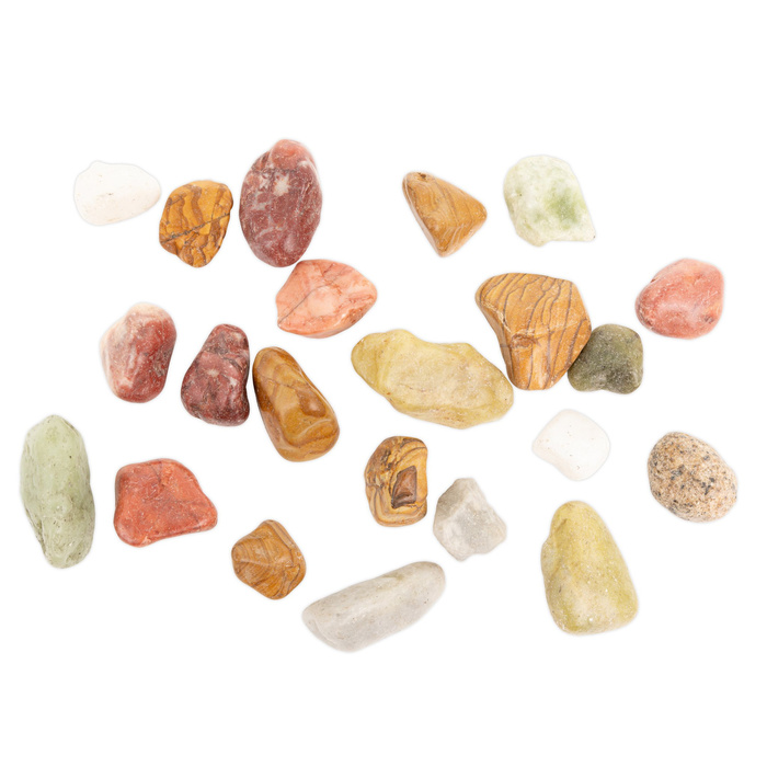 Terra Natura Kamienie polerowane Multicolor Pebble 10-20mm do akwarium terrarium 5kg/opak