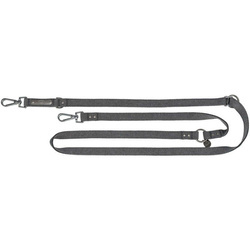 Trixie Smycz V CityStyle bawełna czarna S-M: 2.00m/13mm