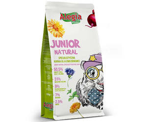 Alegia Junior Natural pokarm dla młodych kawii 650g