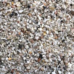 AquaDella Gravel Light Fine żwirek do akwarium jasny drobny 1-2 mm 2 kg