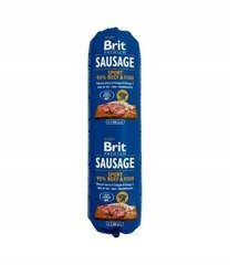 Brit Premium Sausage wołowina z rybą 800g