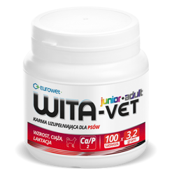 Eurowet Vita-wet Junior/Adult witaminy dla psów 100tbl.
