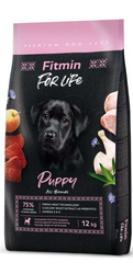 Fitmin Dog For Life puppy z drobiem 12kg