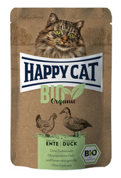 HappyCat Bio Organic Adult z kurczakiem i kaczką 85g