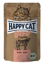 HappyCat Bio Organic Adult z wołowiną 85g