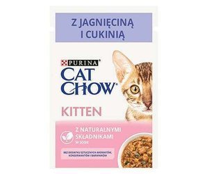 Purina Cat Chow KiTTEN z jagnięciną i cukinią 85g