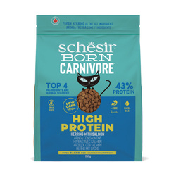 Schesir Born Carnivore Cat Dry Adult Śledź Z Łososiem 255g