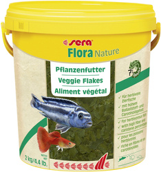 Sera Flora Nature 10 l płatki pokarm premium