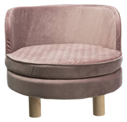 Trixie Livia sofa różowa 48×40cm