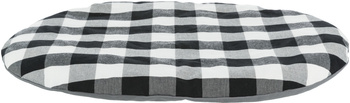 Trixie Scoopy poduszka owalna czarno-biało-szara 115×72cm