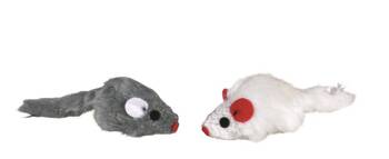 Trixie zestaw myszy pluszowych z kocimiętką 5cm 6szt.