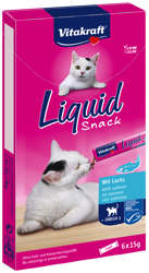 Vitakraft Cat Liquid Snack Łosoś i Omega3 6x15g