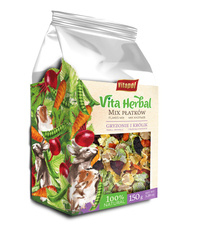Vitapol vita herbal mix płatków dla gryzoni 150g