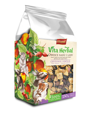 Vitapol vita herbal  owoce z sadu i lasu dla gryzoni 50g
