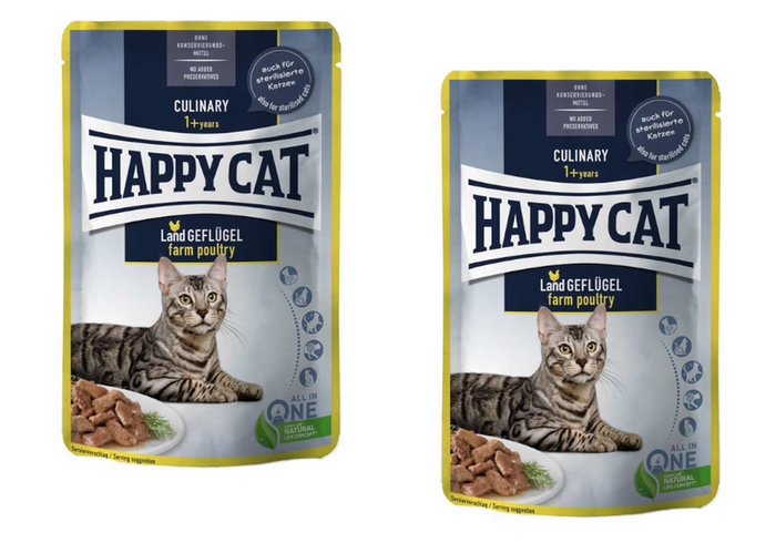 2 X HAPPYCAT CULINARY ADULT DRÓB W SOSIE 85G