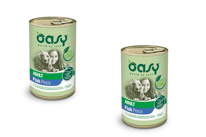 2 X OASY LIFESTAGE Z RYBĄ 400G