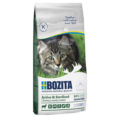 Bozita Active & Sterilised z jagnięciną 2kg