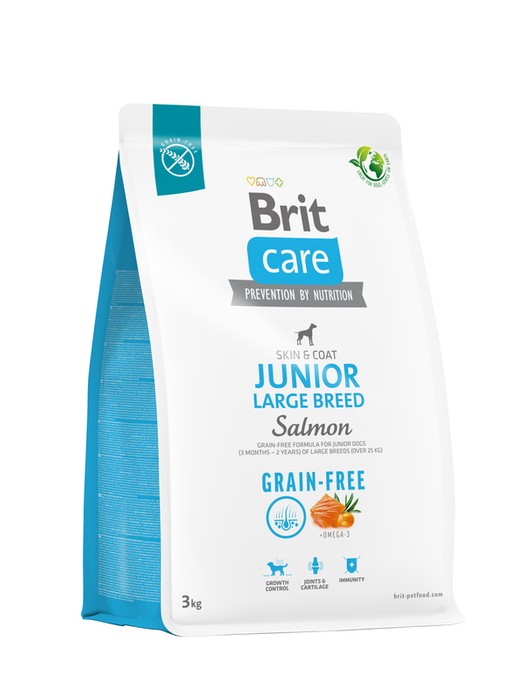 Brit Care Dog Grain-free Junior Large Breed z łososiem 3kg 
