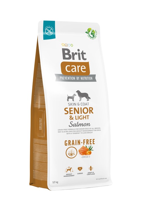 Brit Care Dog Grain-free Senior&Light z łososiem 12kg  