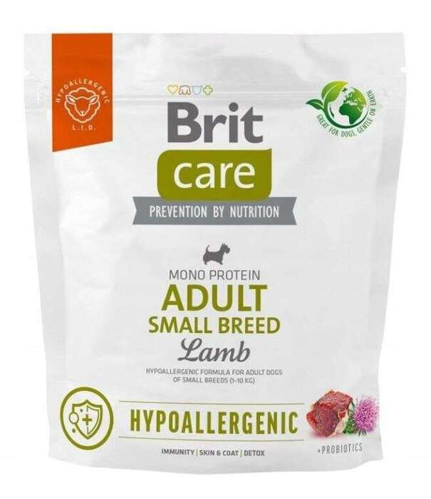 Brit Care Dog Hypoallergenic Adult Small Breed jagnięcina 1kg