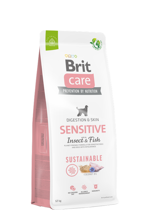 Brit Care Dog Sustainable Sensitive z owadami i rybą 12kg