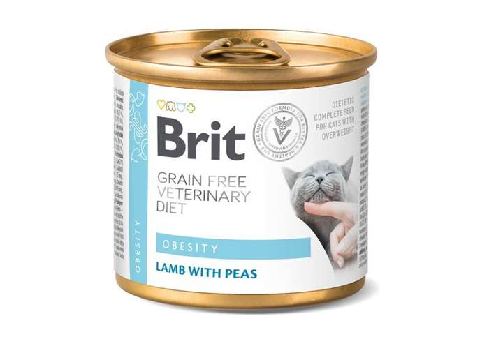 Brit Grain Free Veterinary Diet Cat Obesity 200g