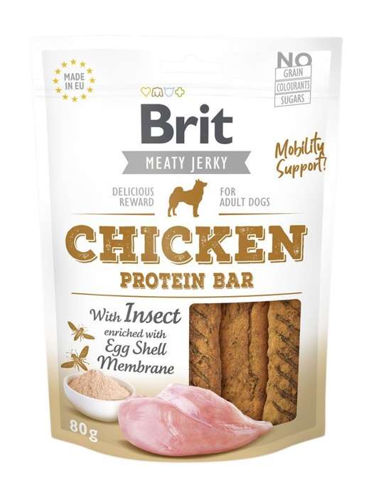 Brit Jerky Snack proteinowy baton z insektami 80g