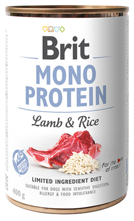 Brit Mono Protein jagnięcina z ryżem 400g
