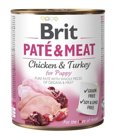 Brit Pate&Meat 800g Puppy