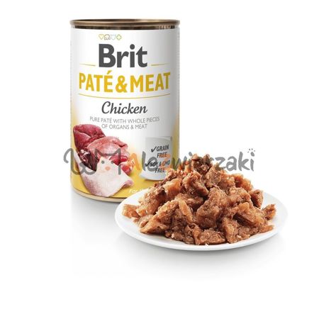 Brit Pate&Meat  z kurczakiem 400g