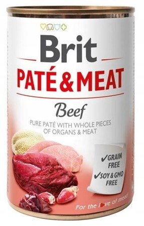 Brit Pate&Meat z wołowiną 400g