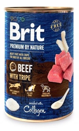 Brit Premium by Nature z wołowiną 400g