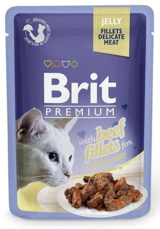 Brit Premium wołowina w galaretce 85g