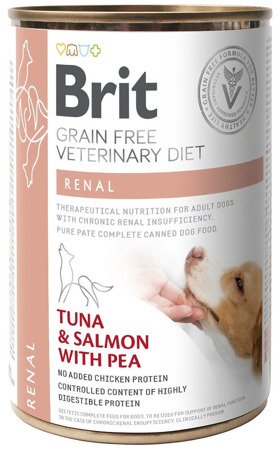 Brit Veterinary Diet Renal Tuna&Salmon&Pea 400g
