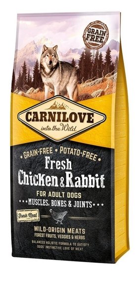 Carnilove Adult Fresh Chicken&Rabbit 12kg
