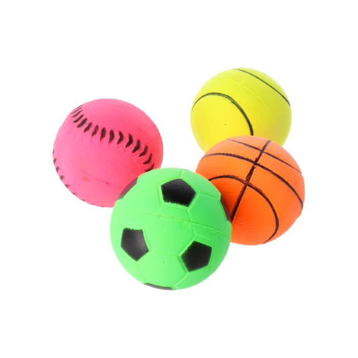 Dingo neonowa piłka dla psa Sporting różowa 6cm 