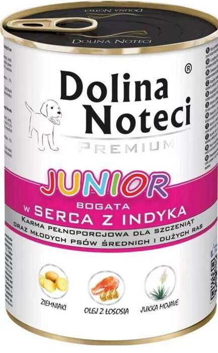 Dolina Noteci Premium Junior Serca Indyka 400g