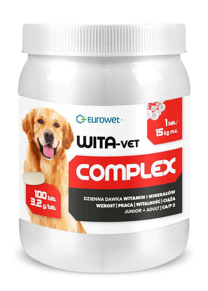 Eurowet Vita-wet witaminy dla psów 100tbl