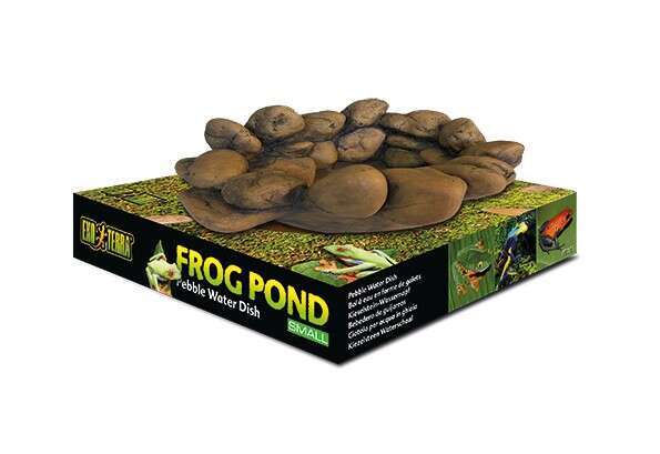 ExoTerra Frog Pond miska dla żab w kształcie kamieni S 15 x 12,5 x 5,5 cm/ 75 ml